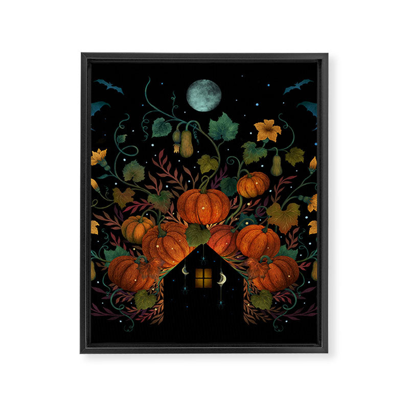 Pumpkin Rooftop Framed Canvas Print Gallery Image 8