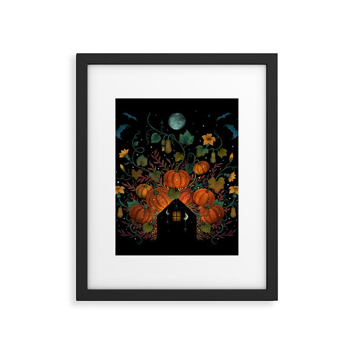 Pumpkin Rooftop Framed Art Print Gallery Image 1