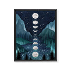 River & Sky Framed Canvas Print Gallery Image 6