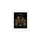Rose and Honeysuckle Art Print Gallery Image 1