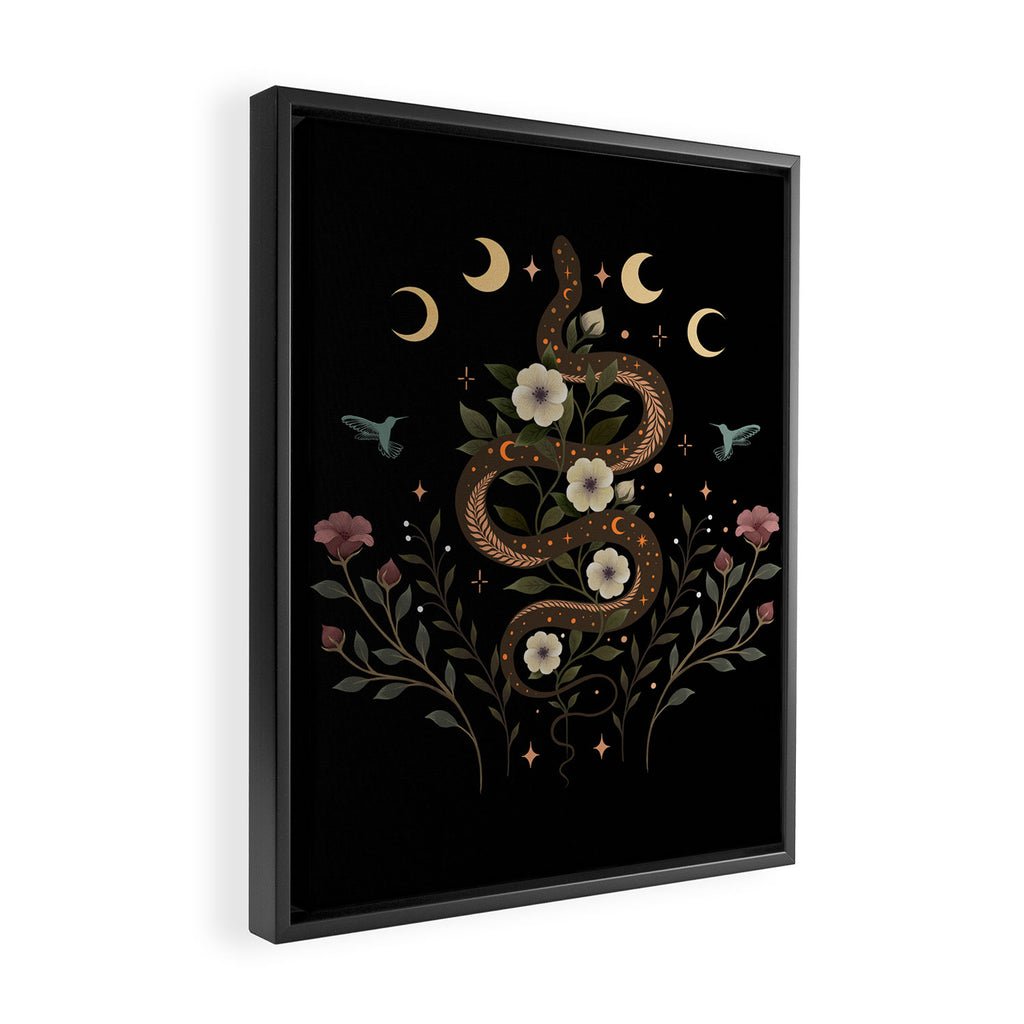 Serpent Spell Framed Canvas Print Gallery Image 2