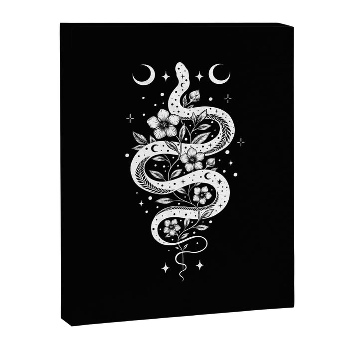 Serpent Spell-White Canvas Print Gallery Image 1