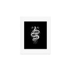 Serpent Spell-White Art Print Gallery Image 1