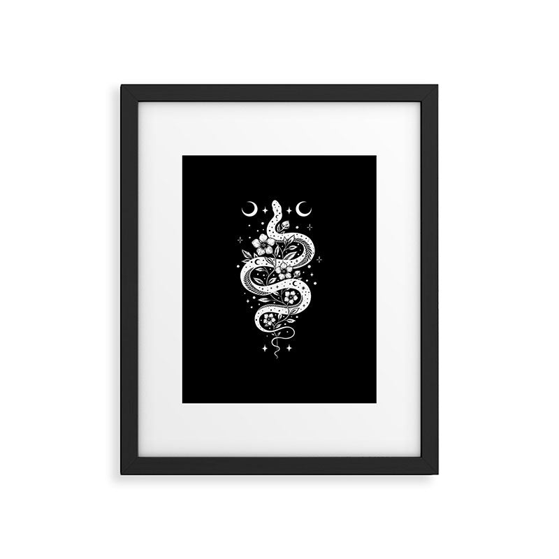 Serpent Spell-White Framed Art Print Gallery Image 5