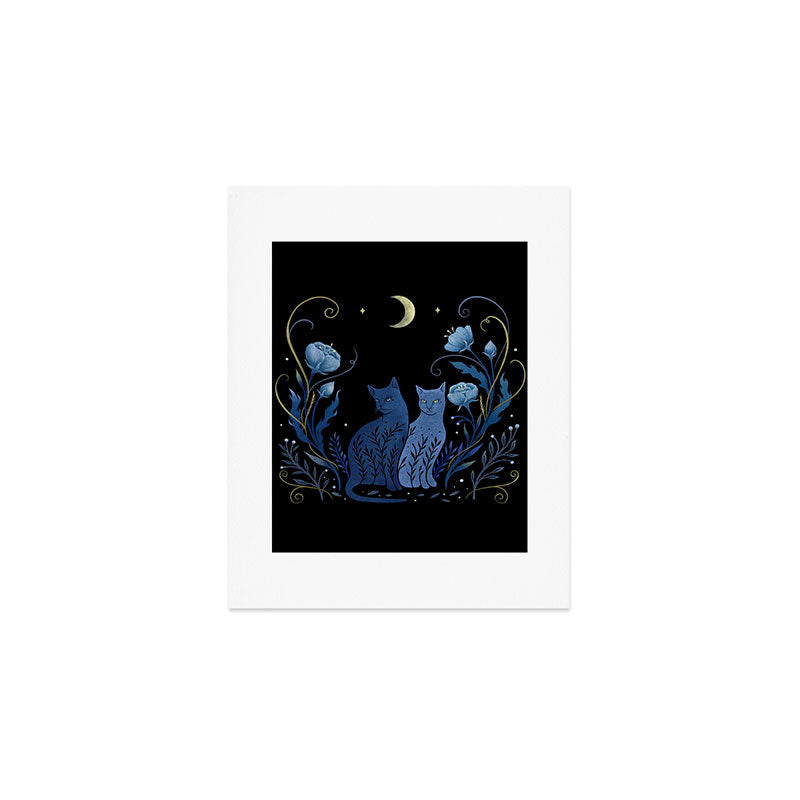 Two Cats Art Print Gallery Image 1