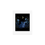 Two Cats Art Print Gallery Image 1