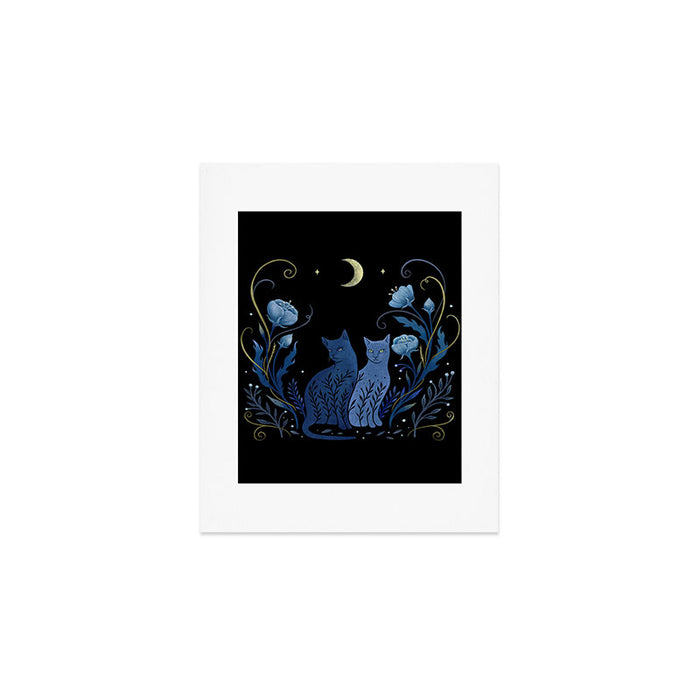 Two Cats Art Print Gallery Image 1