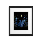 Two Cats Framed Art Print Gallery Image 6
