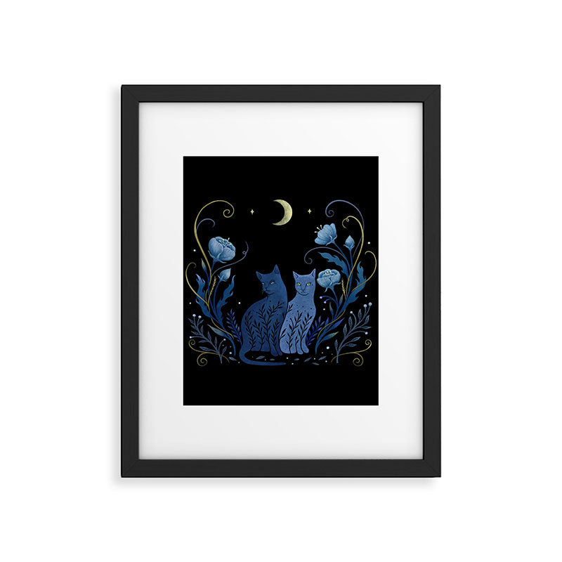 Two Cats Framed Art Print Gallery Image 6