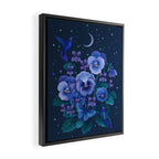 Violet - February Flower  Framed Canvas Print Gallery Image 2