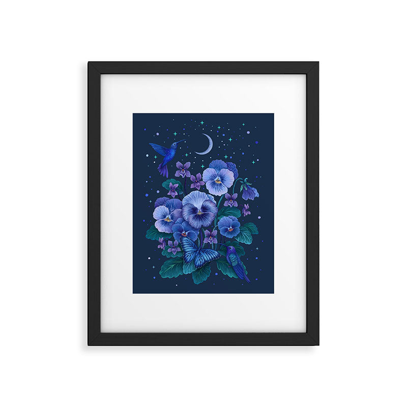 Violet - February Flower  Framed Art Print Gallery Image 5