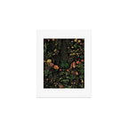 Exotic Midnight Floral Garden Art Print Gallery Image 1