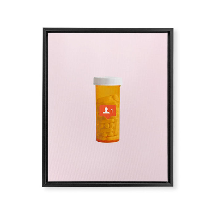 addiction Framed Canvas Print Gallery Image 1