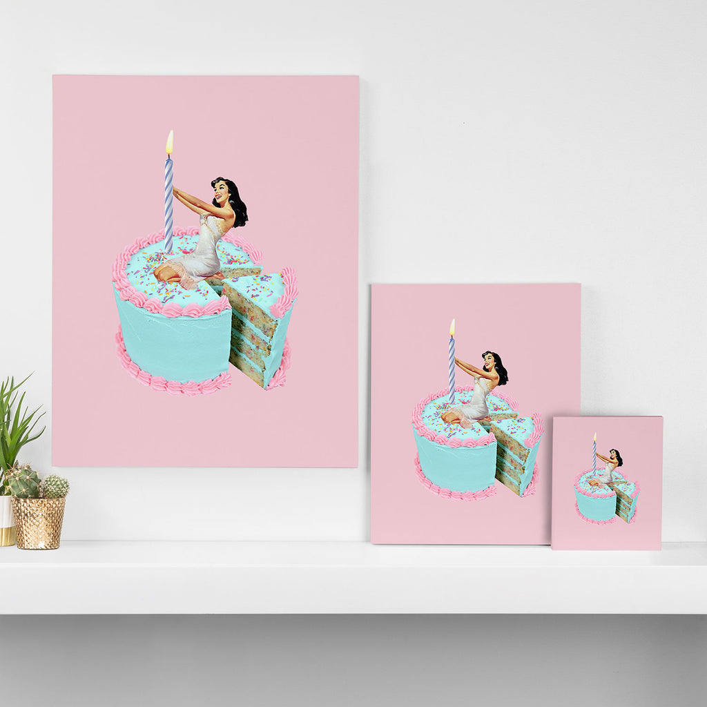 birthday girl Canvas Print Gallery Image 3