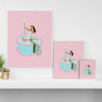 birthday girl Canvas Print Gallery Image 3
