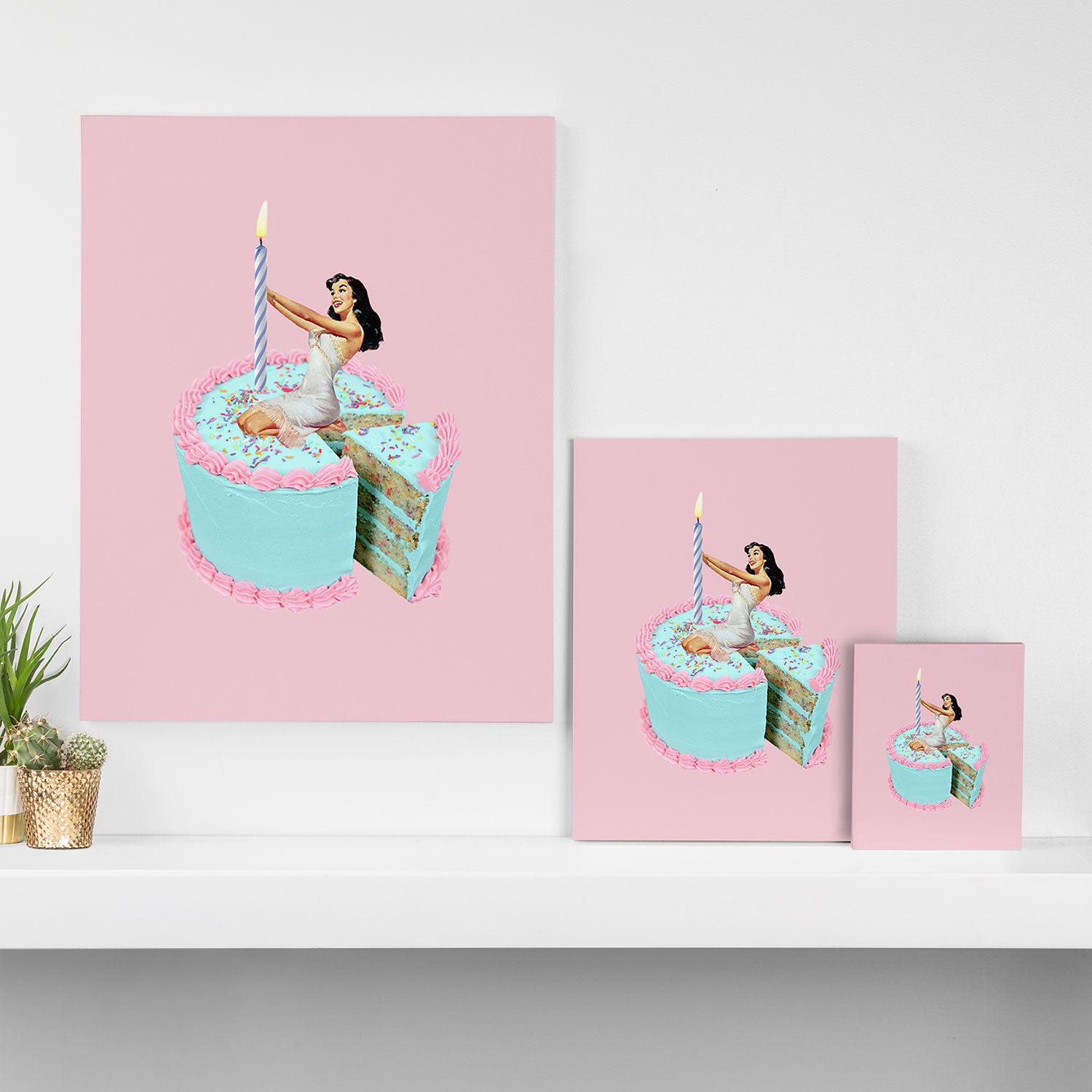 birthday girl Canvas Print Gallery Image 3