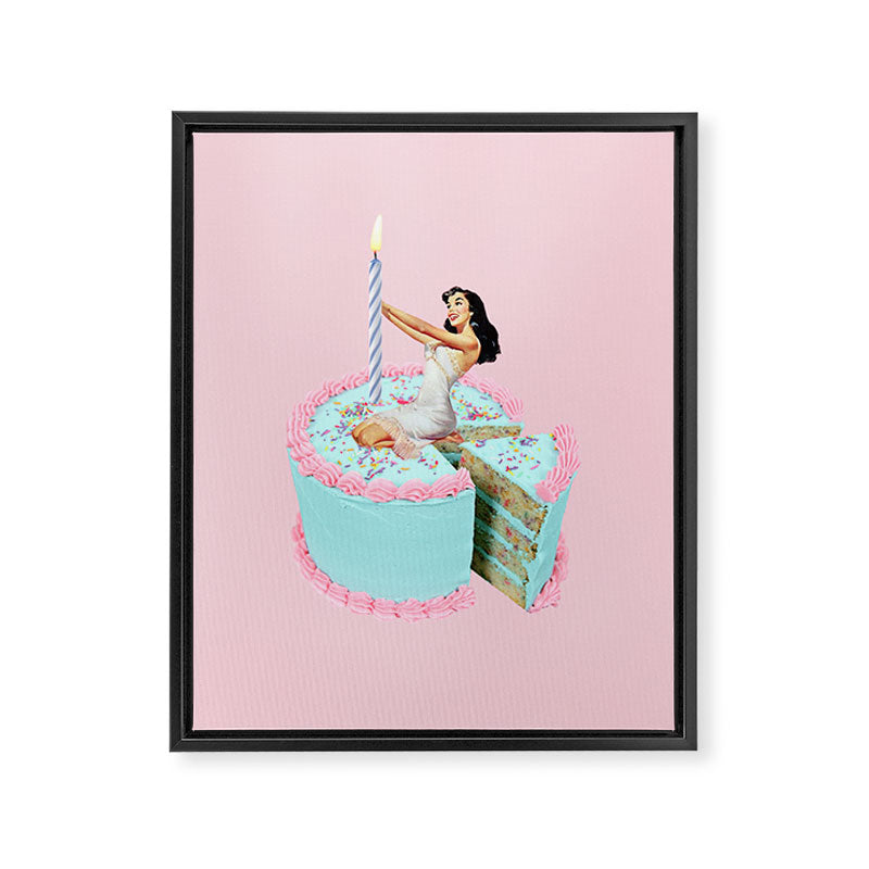 birthday girl Framed Canvas Print Gallery Image 8
