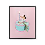 birthday girl Framed Canvas Print Gallery Image 8