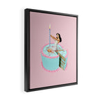 birthday girl Framed Canvas Print Gallery Image 2