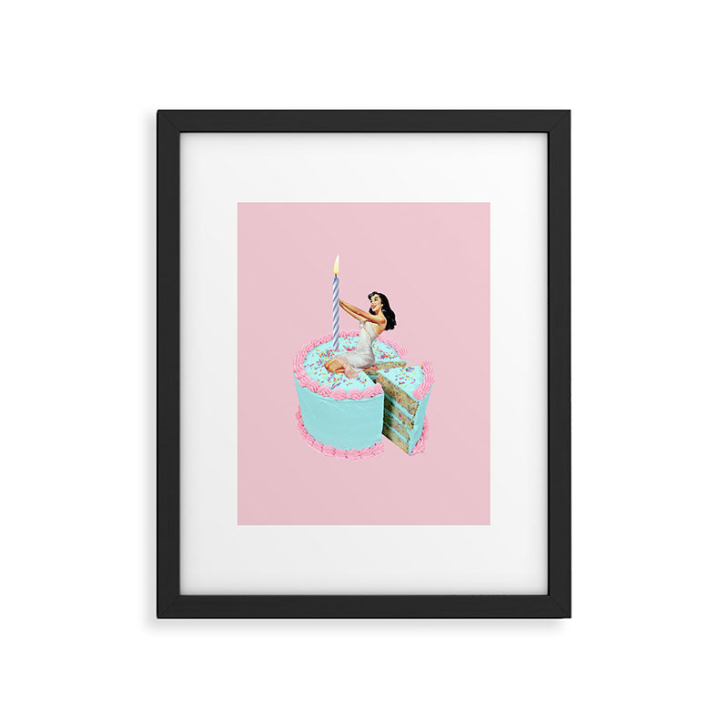 birthday girl Framed Art Print Gallery Image 4
