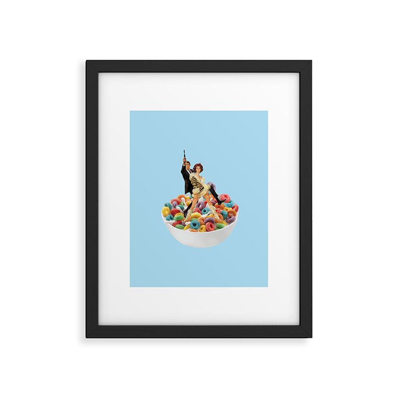 cereal killers blue Framed Art Print Gallery Image 6
