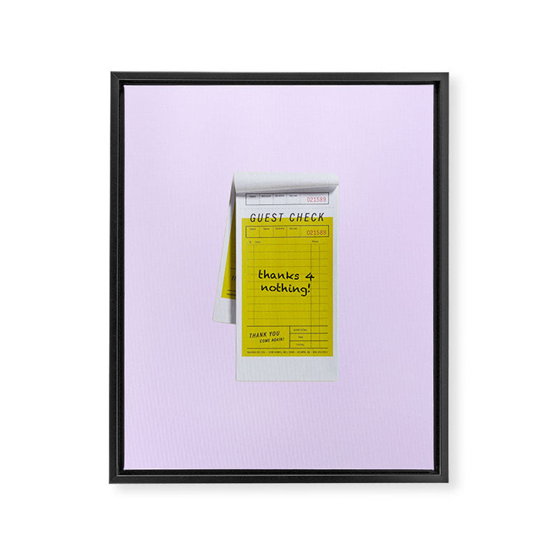 checking out Framed Canvas Print Gallery Image 3