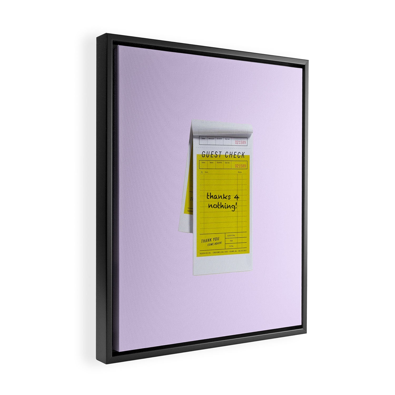 checking out Framed Canvas Print Gallery Image 2