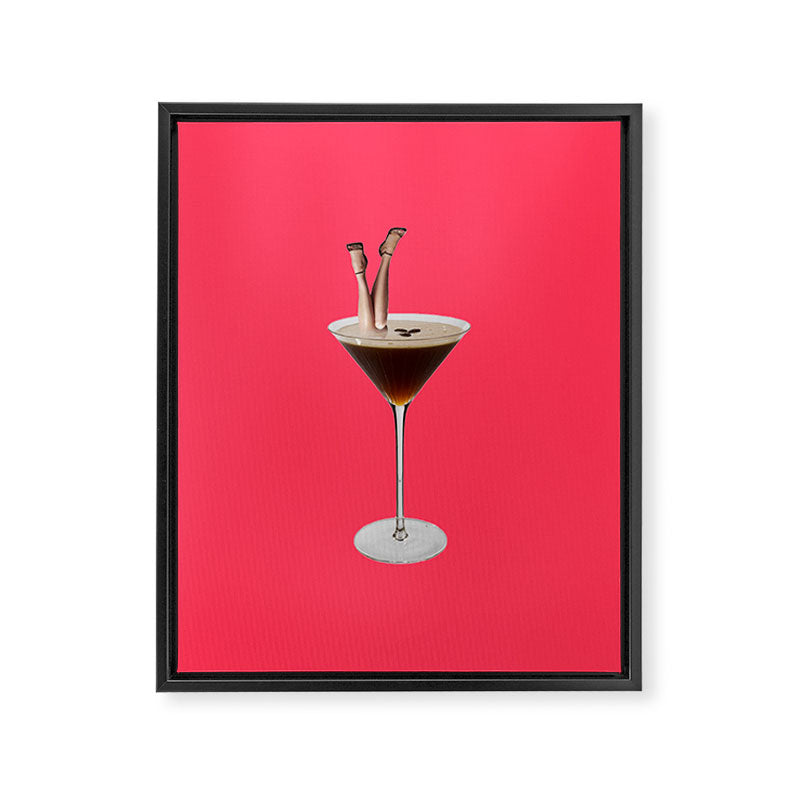 espresso martini Framed Canvas Print Gallery Image 8