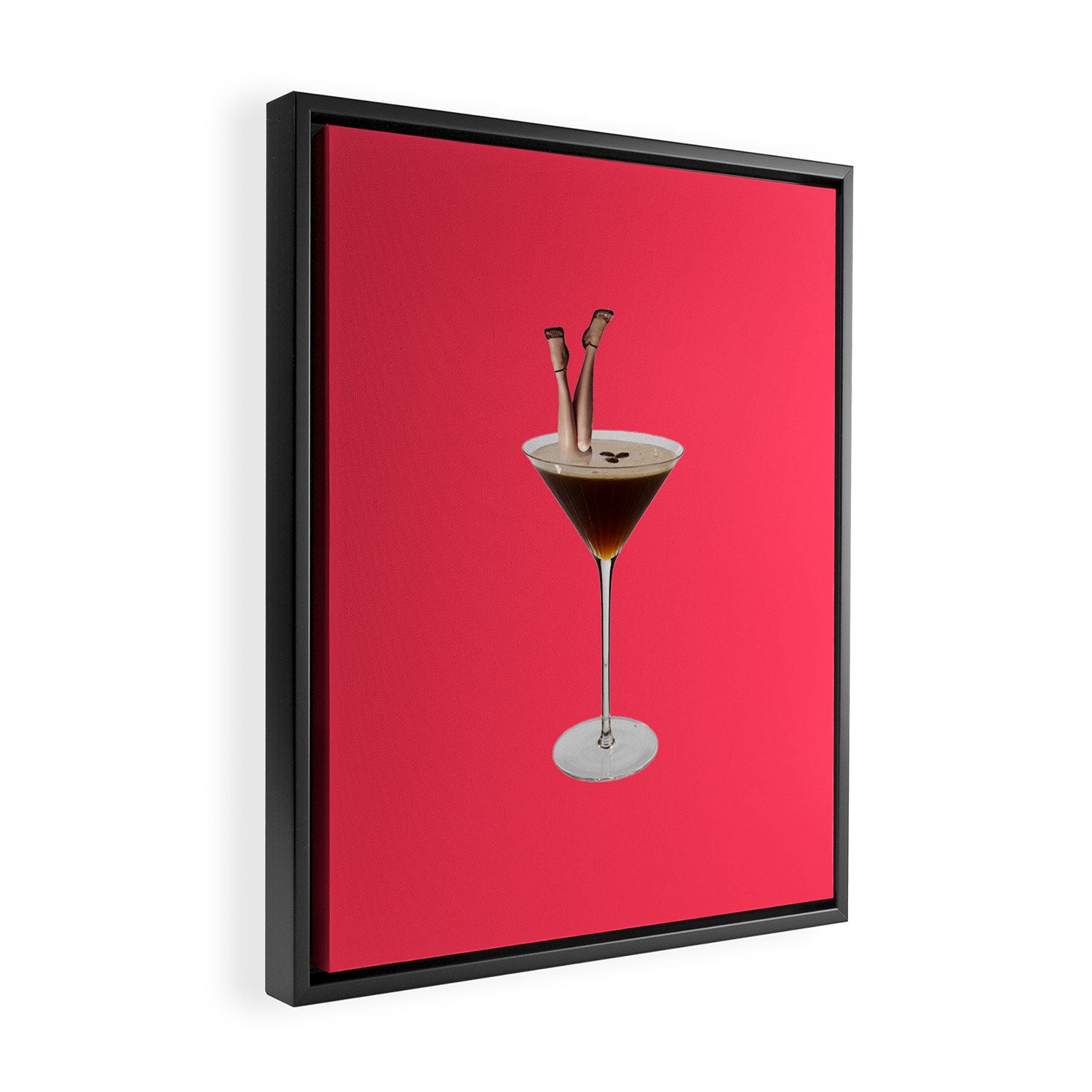 espresso martini Framed Canvas Print Gallery Image 2