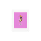 girls night pink Art Print Gallery Image 1
