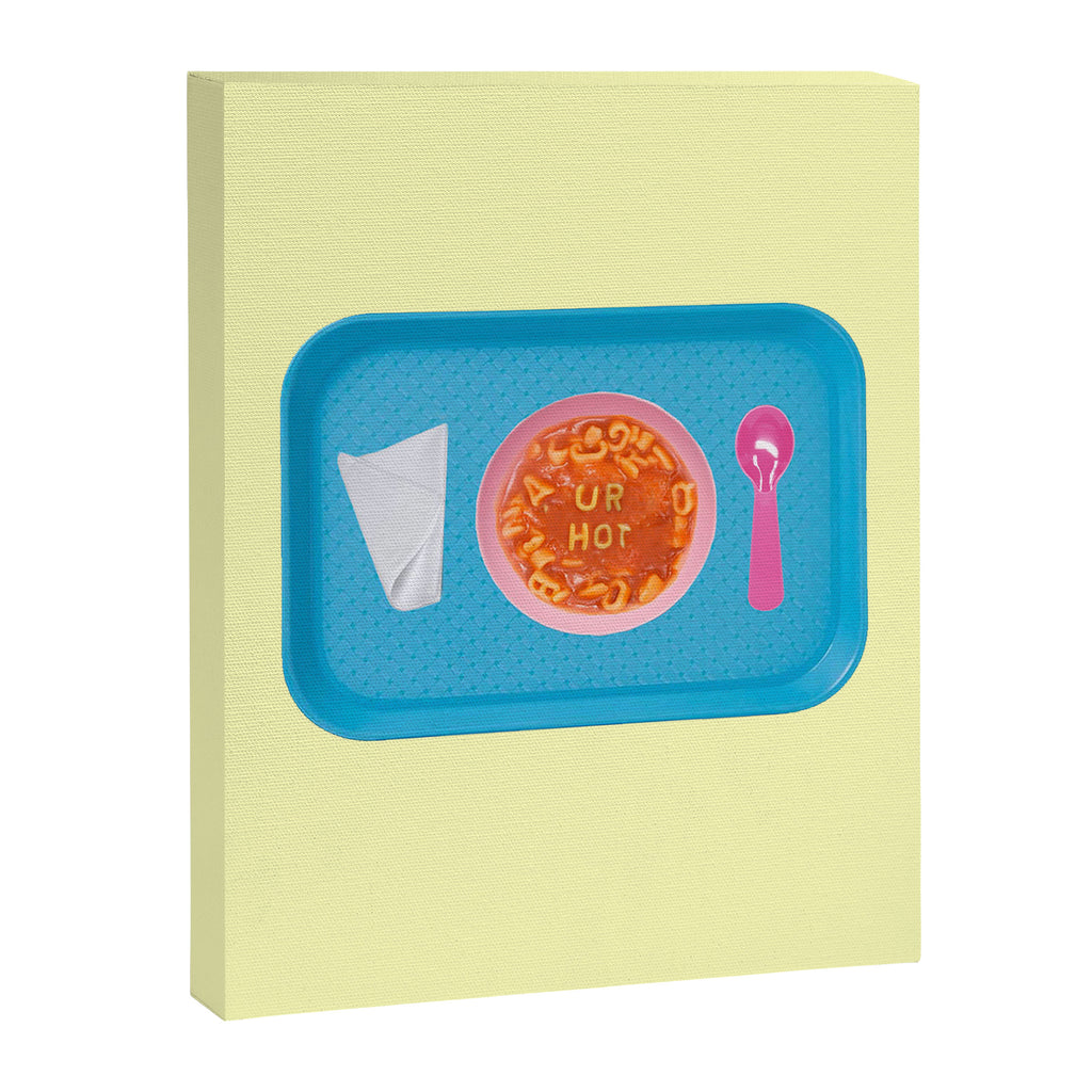 hot soup yellow Canvas Print Gallery Image 1