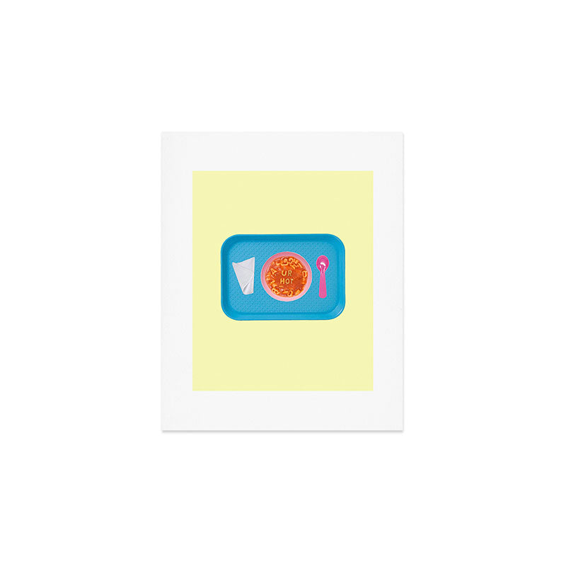 hot soup yellow Art Print Gallery Image 1