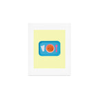 hot soup yellow Art Print Gallery Image 1