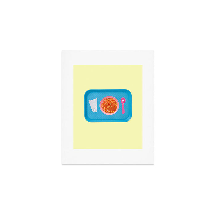 hot soup yellow Art Print Gallery Image 1