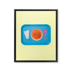 hot soup yellow Framed Canvas Print Gallery Image 8