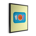 hot soup yellow Framed Canvas Print Gallery Image 2