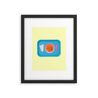 hot soup yellow Framed Art Print Gallery Image 4