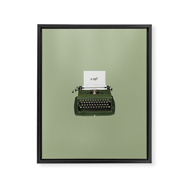 not my type Framed Canvas Print Gallery Image 8