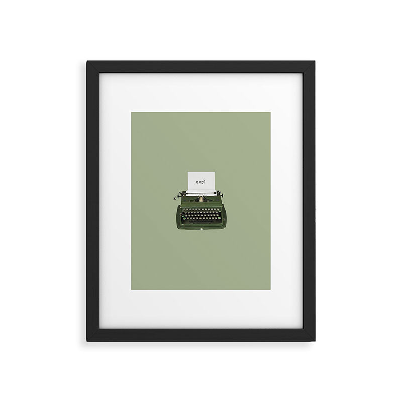 not my type Framed Art Print Gallery Image 6