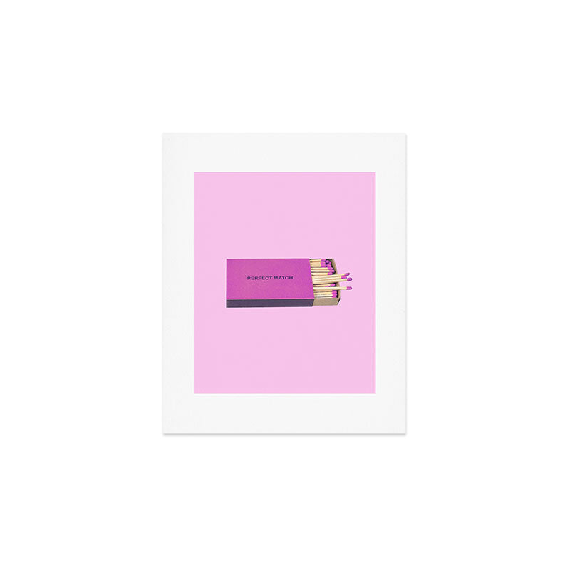 perfect match pink Art Print Gallery Image 1