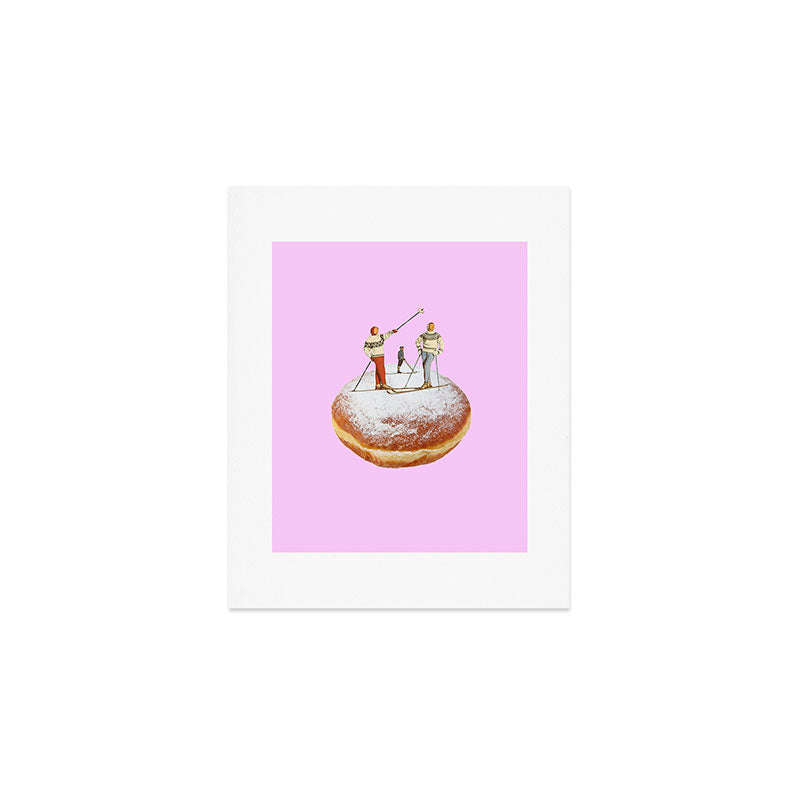 powder days pink Art Print Gallery Image 1