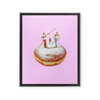 powder days pink Framed Canvas Print Gallery Image 8