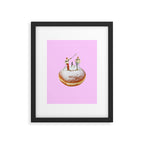 powder days pink Framed Art Print Gallery Image 6