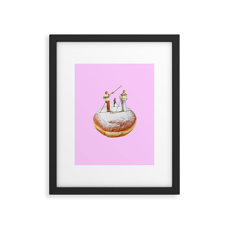 powder days pink Framed Art Print Gallery Image 6
