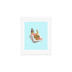 queen blue Art Print Gallery Image 1