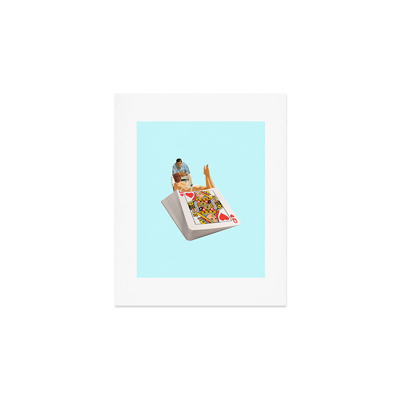queen blue Art Print Gallery Image 1