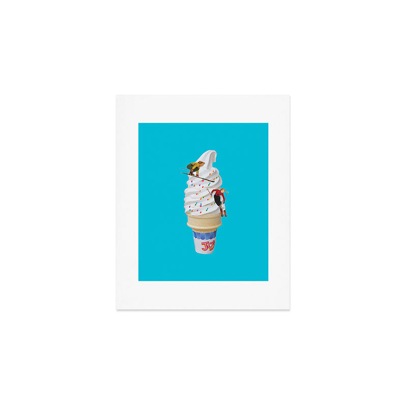 Sweet Shred Blue Art Print Gallery Image 1