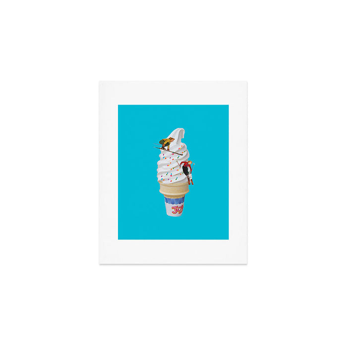 sweet shred blue Art Print Gallery Image 1
