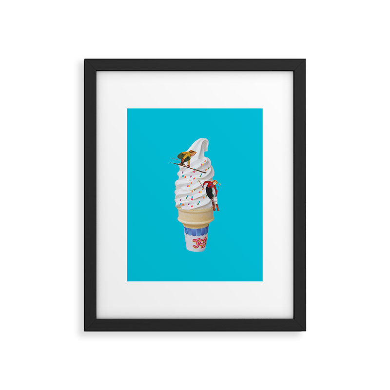 sweet shred blue Framed Art Print Gallery Image 4