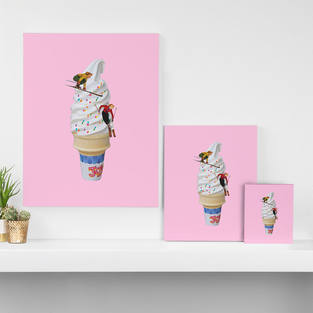 sweet shred pink Canvas Print Gallery Image 3